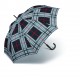 Dlouhý deštník - happy rain 30023 černá kostka