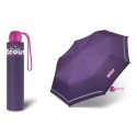 Dívčí skládací deštník Scout - Basic Lilac dark