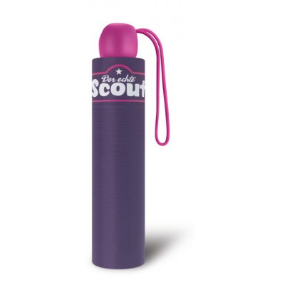 Dívčí skládací deštník Scout - Basic Lilac dark