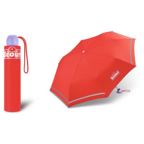 Chlapecký skládací deštník Scout - Basic Red