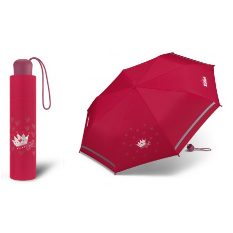 Dívčí skládací deštník Scout - Červená korunka