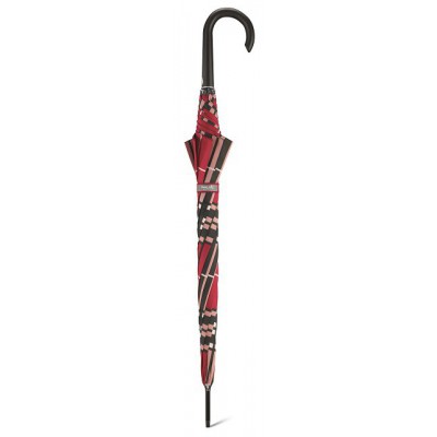 Dlouhý deštník - červené káro - poštovné zdarma