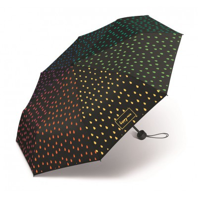 Mechanický deštník happy rain - barvu měnící