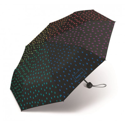 Mechanický deštník happy rain - barvu měnící