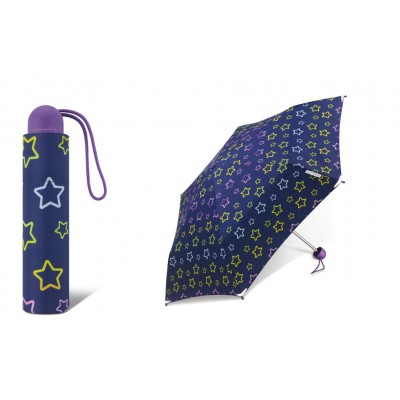 Dívčí skládací deštník *ergobrella* Glowing Stars