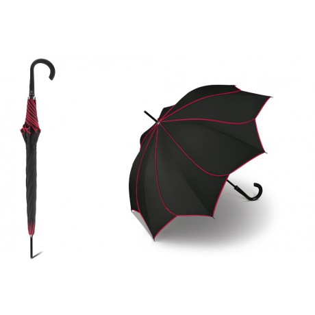 Dlouhý deštník Pierre Cardin - Sunflower černý