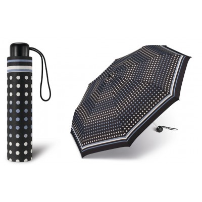 Odlehčený mini deštník - puntíky