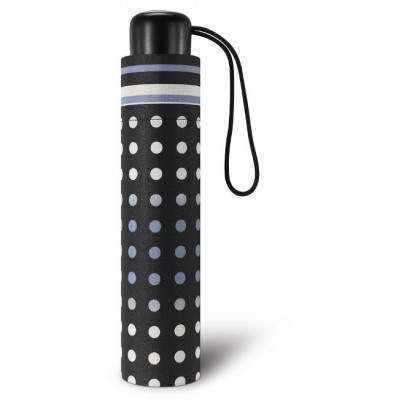 Odlehčený mini deštník - puntíky