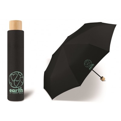 EKO deštník EARTH Super Mini black