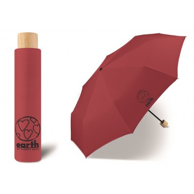 EKO deštník EARTH Super Mini chilli red