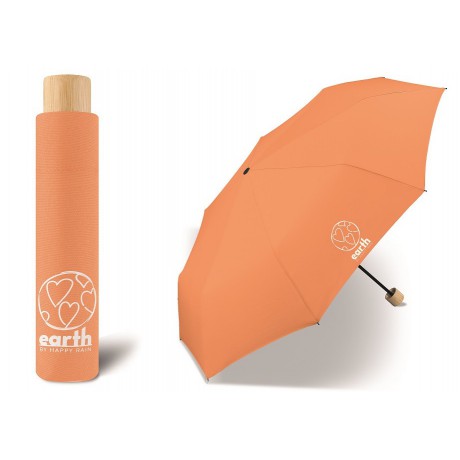 EKO deštník EARTH Super Mini papaya