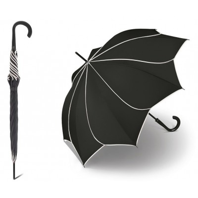 Dlouhý deštník Pierre Cardin - Sunflower černý