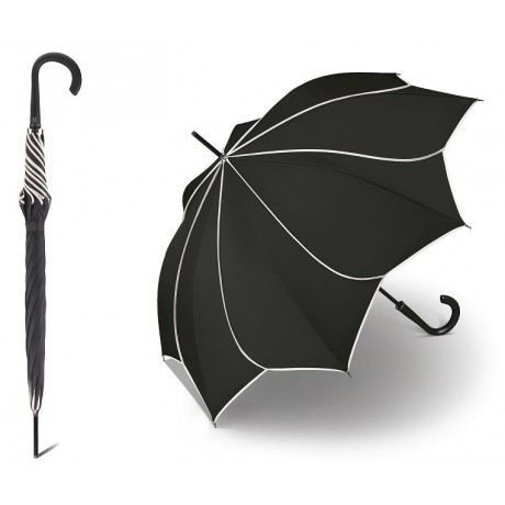 Dlouhý deštník Pierre Cardin - Sunflower černý