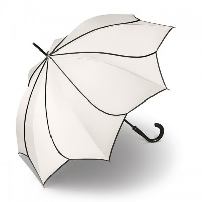 Dlouhý deštník Pierre Cardin - Sunflower bílý