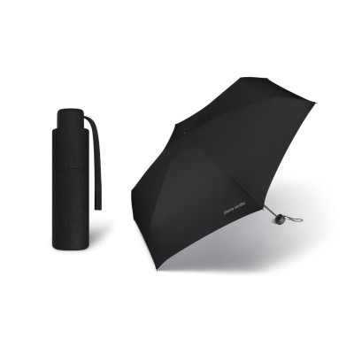 Pierre Cardin Petito Slimline 85167 black, pánský skládací deštník