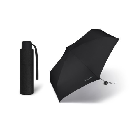 Pierre Cardin Petito Slimline 85167 black, pánský skládací deštník