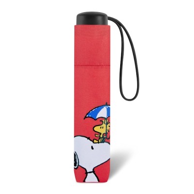 SNOOPY Super Mini red 62350, dívčí skládací deštník