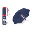 SNOOPY Super Mini blue 62351, chlapecký skládací deštník