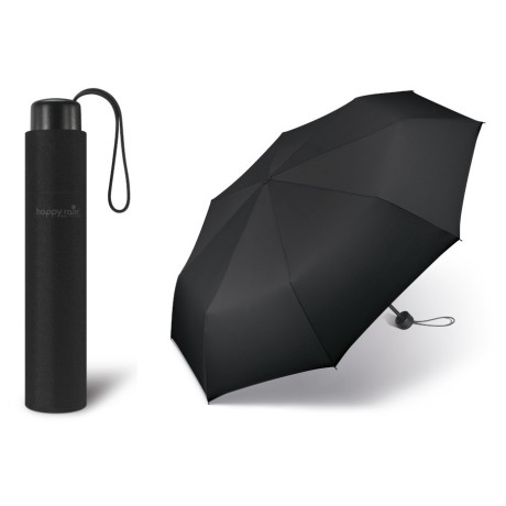 Happy rain, Super Mini  black 42067 ,  pánský skládací deštník