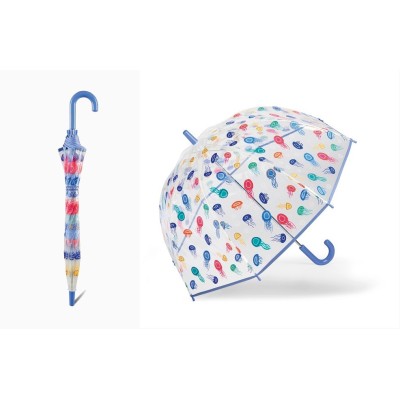 Benetton Long Domeshape  JELLYFISH 56940,  dívčí dlouhý deštník