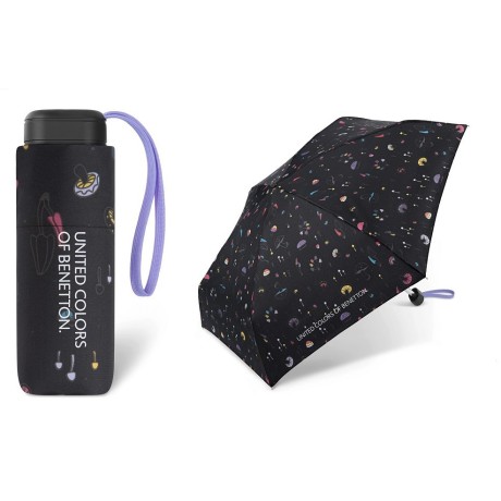 Benetton,MUSHROOMS Utra Mini Flat  56984, dámský skládací deštník