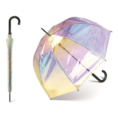 Happy rain - Domeshope Shiny  40979 dámský dlouhý automatický deštník