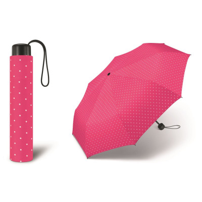 Happy rain, Super MIni Dots 42081, dámský skládací deštník