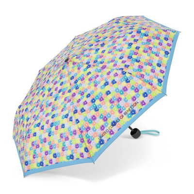 Benetton Super Mini BLOOMING DOTS 59047 , dámský skládací deštník