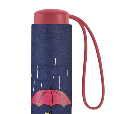 SNOOPY Super Mini blue 62351, chlapecký skládací deštník