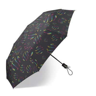 Happy rain, Mini AC Rainbow Swirls 42302,  dámský automatický deštník