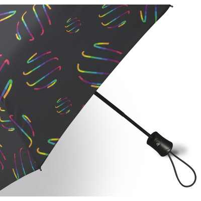 Happy rain, Mini AC Rainbow Swirls 42302,  dámský automatický deštník
